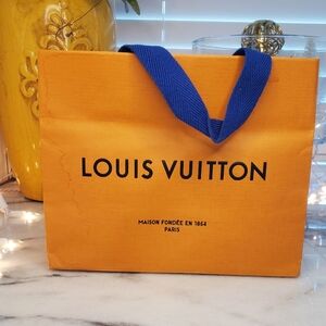 Louis vuitton gift bag small 8.5"L x 4"W x 7"H